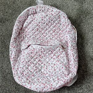 Francesca's Collections Pink Floral Backpack
